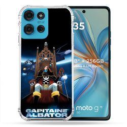 Coque Renforcée Pour Motorola G75 5G Manga Capitaine Albator