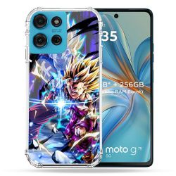 Coque Renforcée Pour Motorola G75 5G Manga Dragon Ball Sangohan Duo