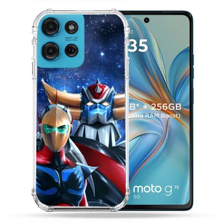 Coque Renforcée Pour Motorola G75 5G Manga Goldorak