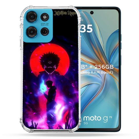 Coque Renforcée Pour Motorola G75 5G Manga Jujutsu Kaisen Itadori Sukuna