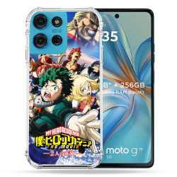 Coque Renforcée Pour Motorola G75 5G Manga My Hero Academia Affiche