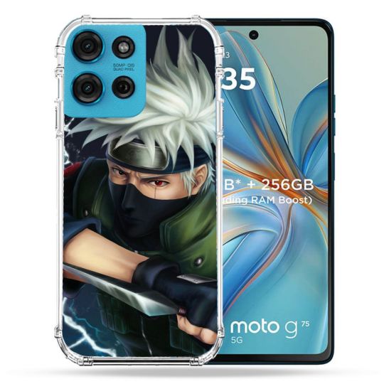 Coque Renforcée Pour Motorola G75 5G Manga Naruto Kakashi