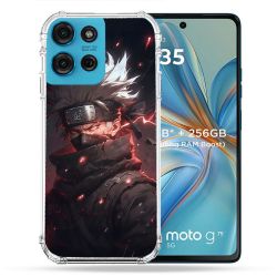 Coque Renforcée Pour Motorola G75 5G Manga Naruto Kakashi Dark