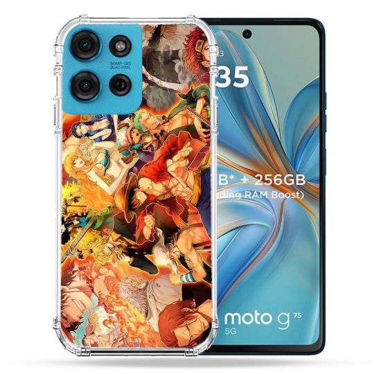 Coque Renforcée Pour Motorola G75 5G Manga One Piece Nakama