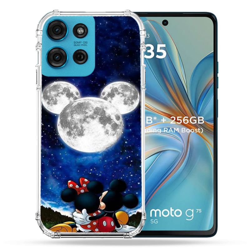 Coque Renforcée Pour Motorola G75 5G Mickey Minnie