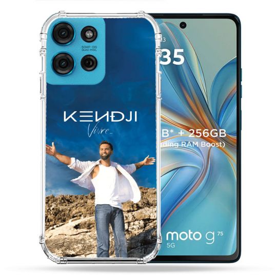Coque Renforcée Pour Motorola G75 5G Musique Kendji