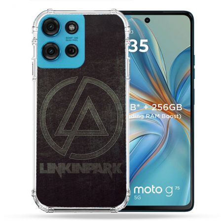 Coque Renforcée Pour Motorola G75 5G Musique Rock Linkin Park