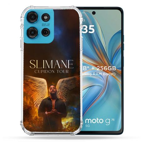 Coque Renforcée Pour Motorola G75 5G Musique Slimane Ange