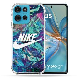 Coque Renforcée Pour Motorola G75 5G Nike Turquoise