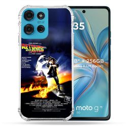 Coque Renforcée Pour Motorola G75 5G Retour Vers Le Futur Affiche