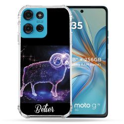 Coque Renforcée Pour Motorola G75 5G Signe Zodiaque 2 Bélier
