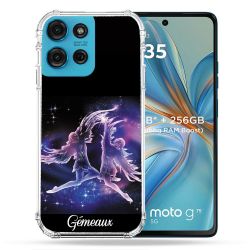 Coque Renforcée Pour Motorola G75 5G Signe Zodiaque 2 Gémeaux