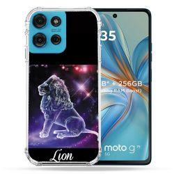 Coque Renforcée Pour Motorola G75 5G Signe Zodiaque 2 Lion