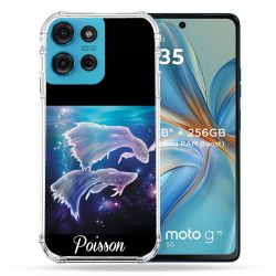 Coque Renforcée Pour Motorola G75 5G Signe Zodiaque 2 Poisson