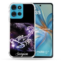 Coque Renforcée Pour Motorola G75 5G Signe Zodiaque 2 Scorpion