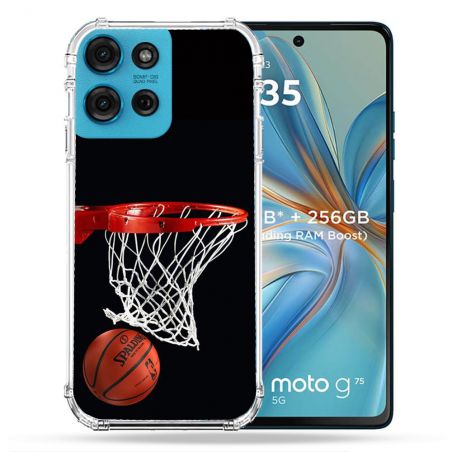 Coque Renforcée Pour Motorola G75 5G Sport Basket Panier
