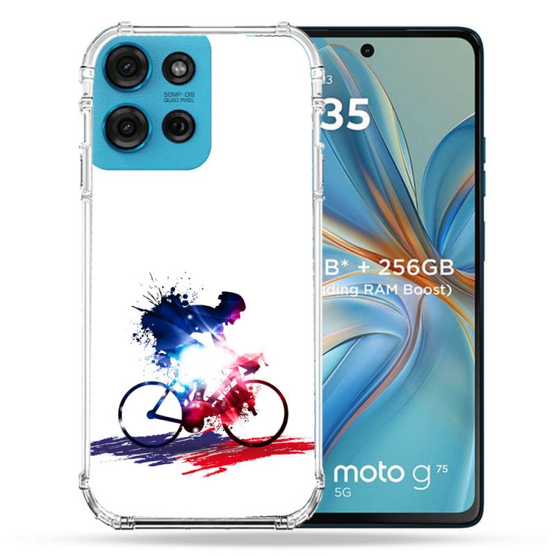 Coque Renforcée Pour Motorola G75 5G Sport Cyclisme France