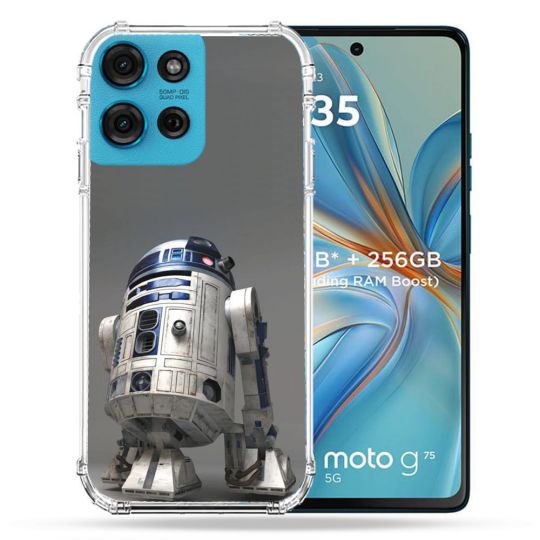 Coque Renforcée Pour Motorola G75 5G Star Wars - R2D2