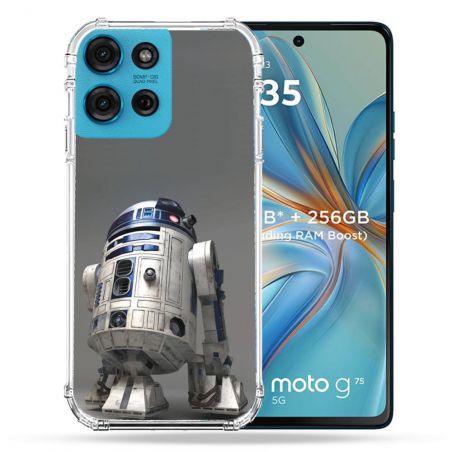 Coque Renforcée Pour Motorola G75 5G Star Wars - R2D2