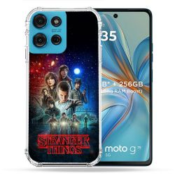 Coque Renforcée Pour Motorola G75 5G Stranger Things Affiche 1