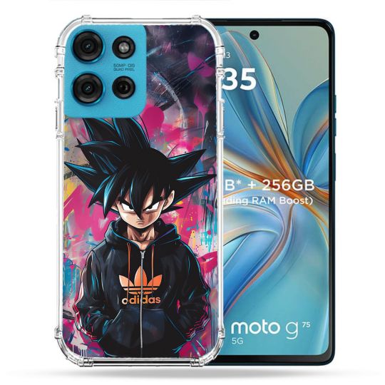 Coque Renforcée Pour Motorola G75 5G Street Art Sangoku