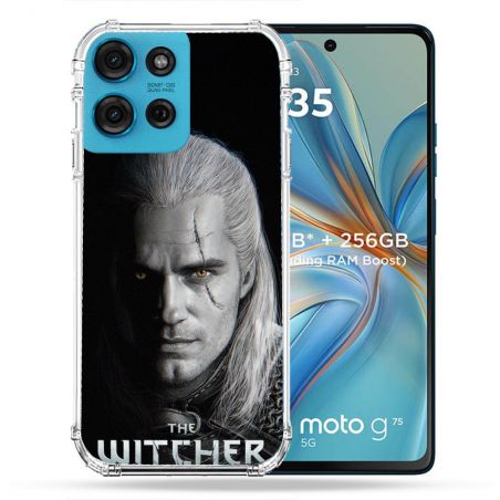 Coque Renforcée Pour Motorola G75 5G The Witcher Noir