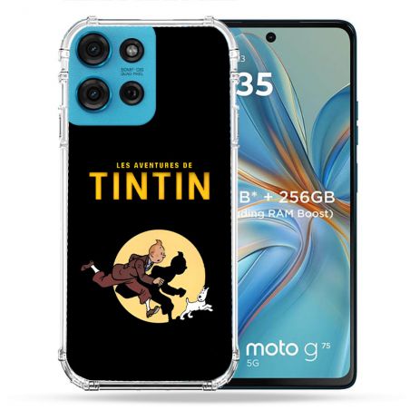 Coque Renforcée Pour Motorola G75 5G Tintin Classique