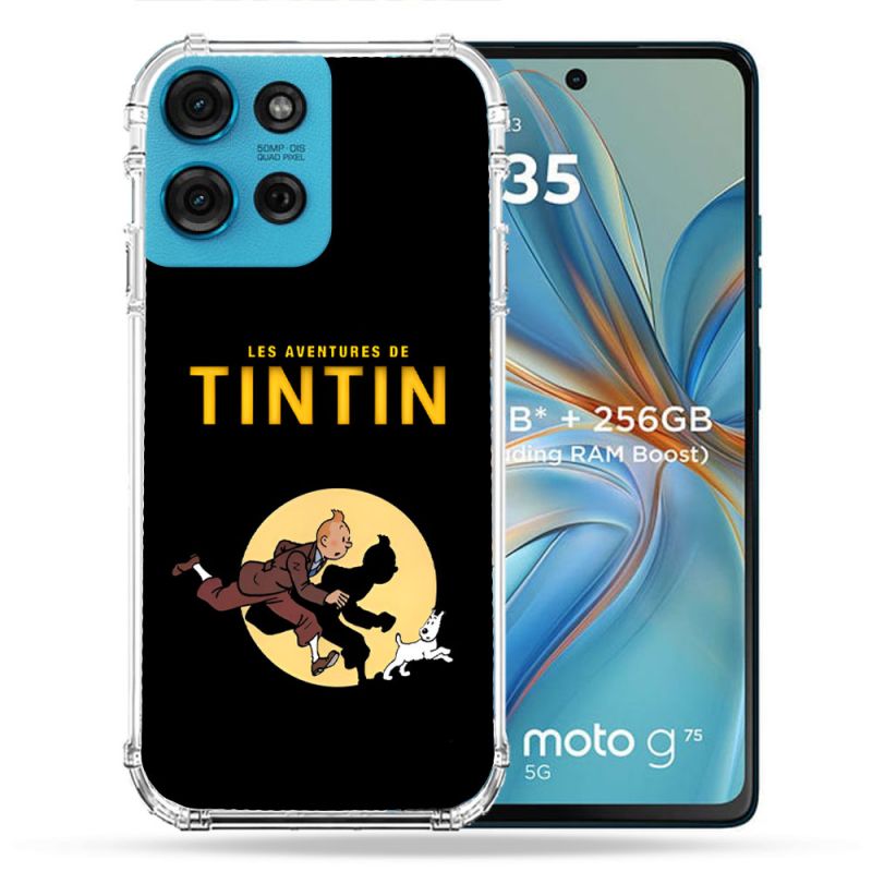 Coque Renforcée Pour Motorola G75 5G Tintin Classique