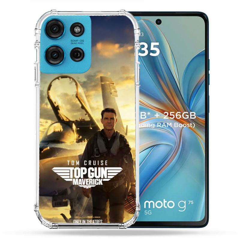 Coque Renforcée Pour Motorola G75 5G Top Gun