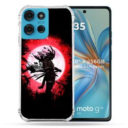 Coque Renforcée Pour Motorola G75 5G Voyage Japon Samourai