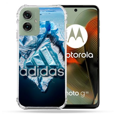 Coque Renforcée Pour Motorola G55 5G Adidas Iceberg