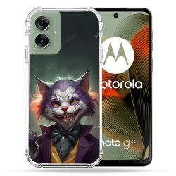 Coque Renforcée Pour Motorola G55 5G Animal Chat Joker