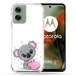 Coque Renforcée Pour Motorola G55 5G Animal Koala Cœur