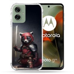 Coque Renforcée Pour Motorola G55 5G Animal Raton Samouraï