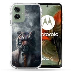 Coque Renforcée Pour Motorola G55 5G Animal Tigre Business