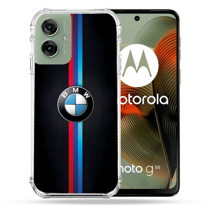 Coque Renforcée Pour Motorola G55 5G BMW Logo