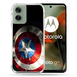 Coque Renforcée Pour Motorola G55 5G Captain America Bouclier