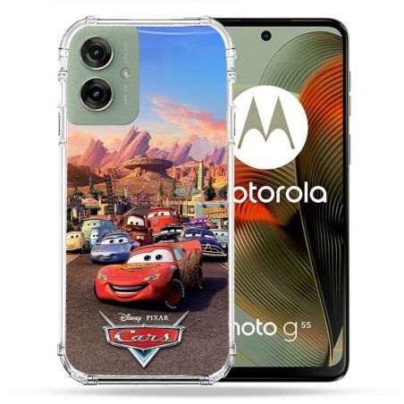 Coque Renforcée Pour Motorola G55 5G Cars Affiche