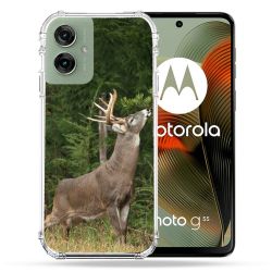 Coque Renforcée Pour Motorola G55 5G Chasse Cerf