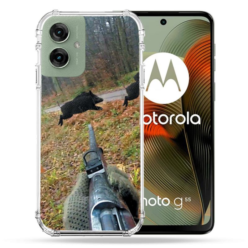 Coque Renforcée Pour Motorola G55 5G Chasse Vision Tir