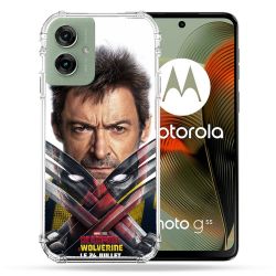 Coque Renforcée Pour Motorola G55 5G Deadpool Affiche