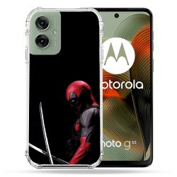 Coque Renforcée Pour Motorola G55 5G Deadpool Epee