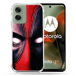 Coque Renforcée Pour Motorola G55 5G Deadpool Yeux