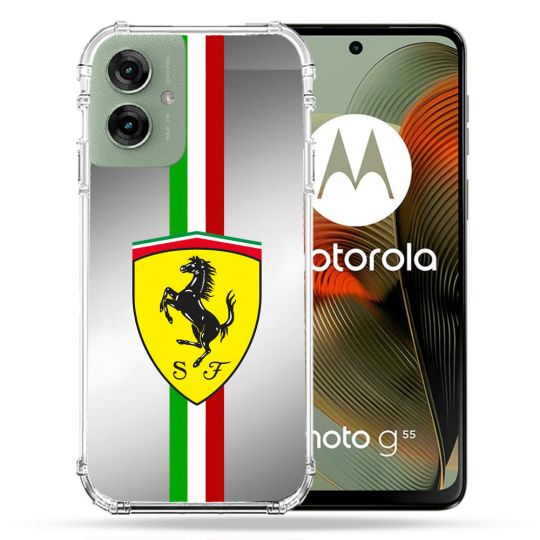 Coque Renforcée Pour Motorola G55 5G Ferrari Ligne