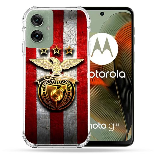 Coque Renforcée Pour Motorola G55 5G Foot Benfica