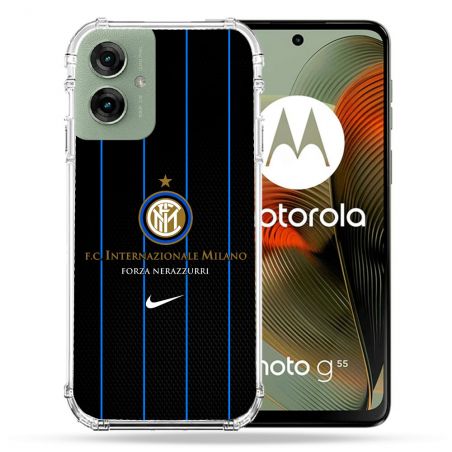 Coque Renforcée Pour Motorola G55 5G Foot Inter Milan