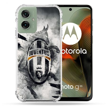 Coque Renforcée Pour Motorola G55 5G Foot Juventus Turin