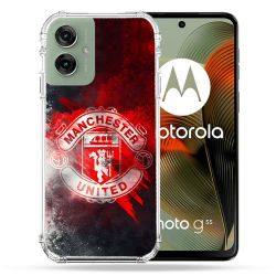 Coque Renforcée Pour Motorola G55 5G Foot Manchester United