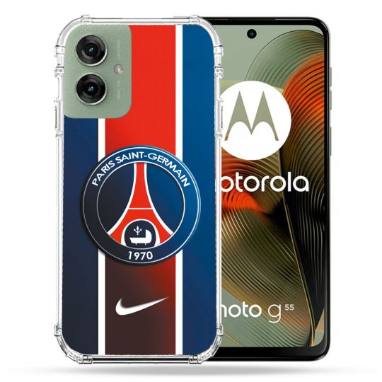 Coque Renforcée Pour Motorola G55 5G Foot PSG 1970
