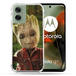 Coque Renforcée Pour Motorola G55 5G Groot Vert